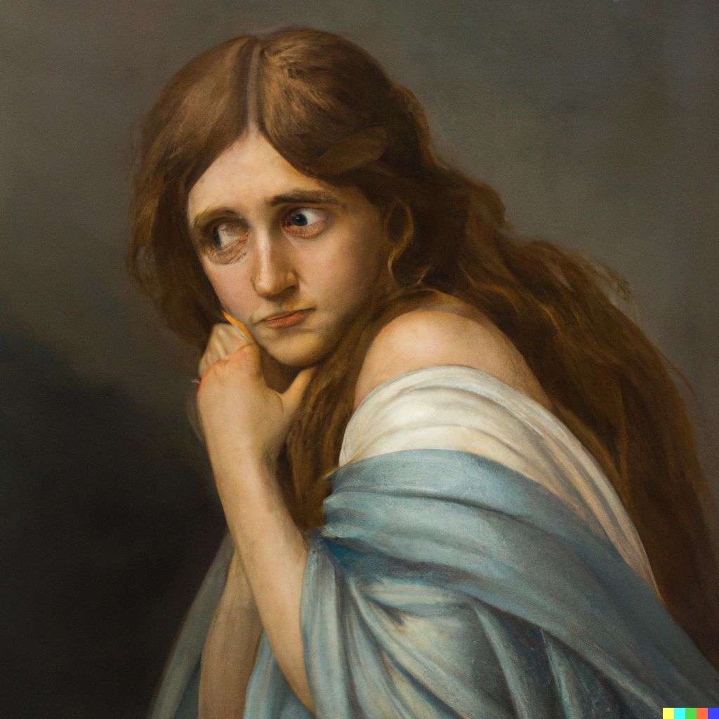 a representation of anxiety, painting by William-Adolphe Bouguereau